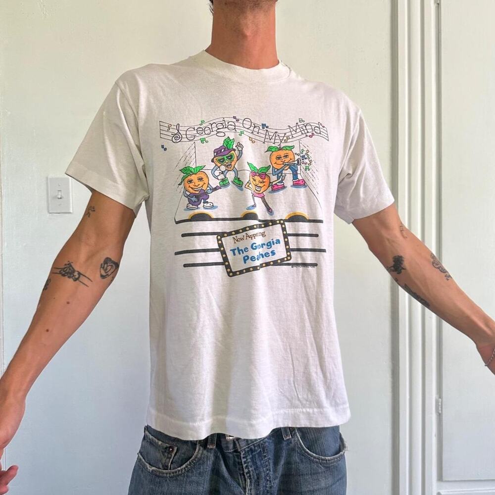 Vintage 80s 90s Georgia Peaches Music T Shirt